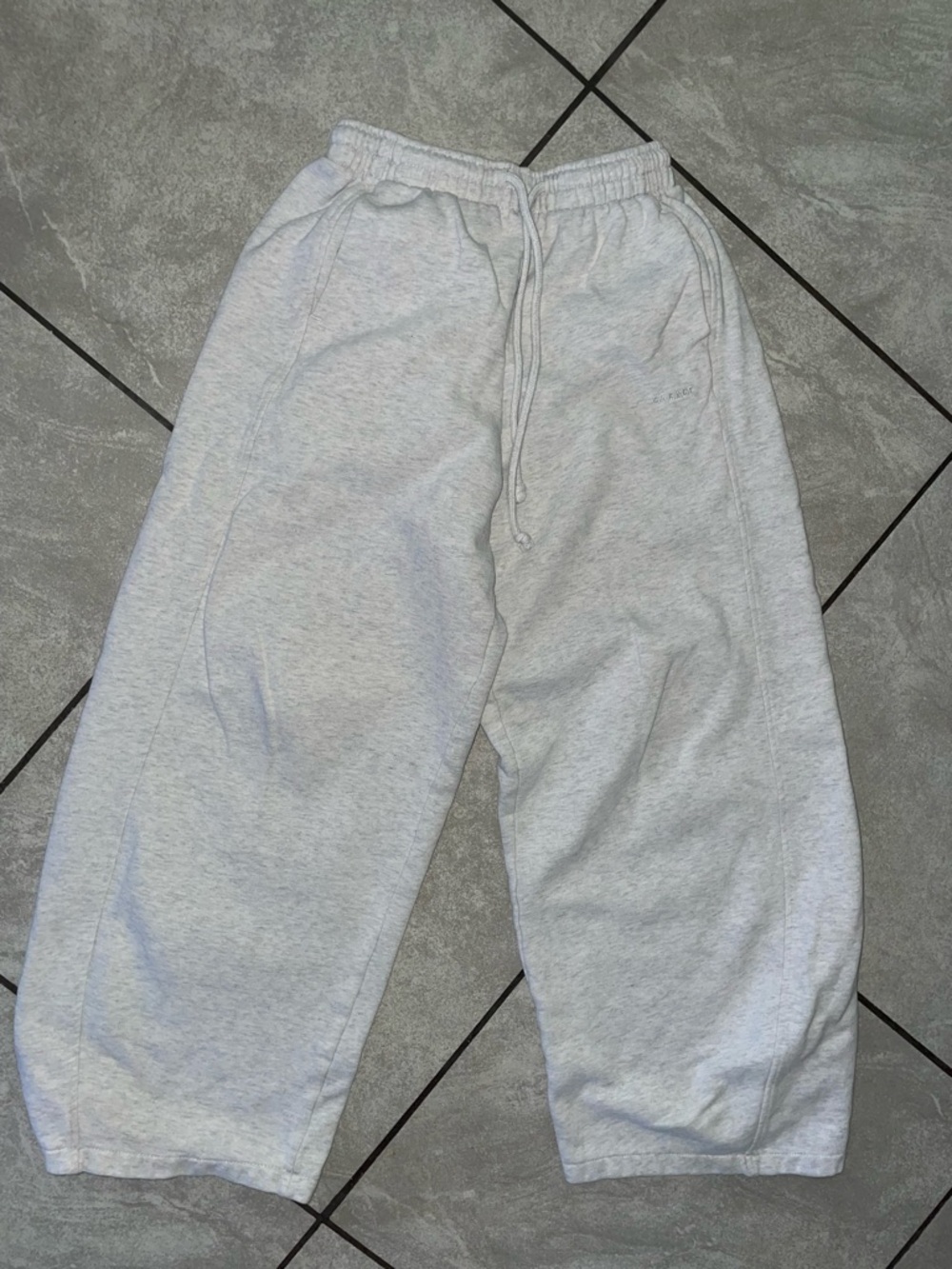 Garage Light Gray Drawstring Sweatpants